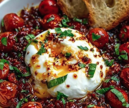 Truffle Honey Tomato Burrata Dip